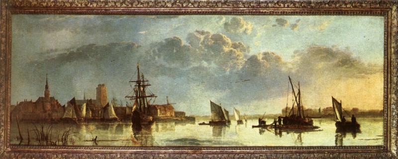 CUYP, Aelbert View on the Maas at Dordrecht china oil painting image